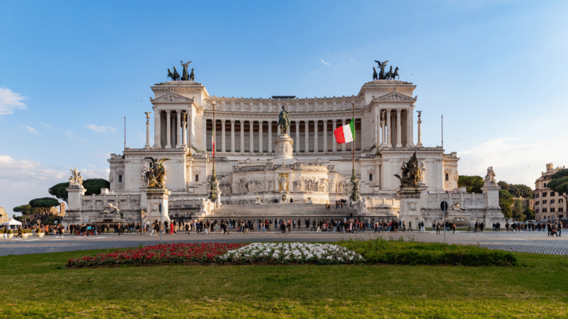 Altar de la Patria en Roma, Italia