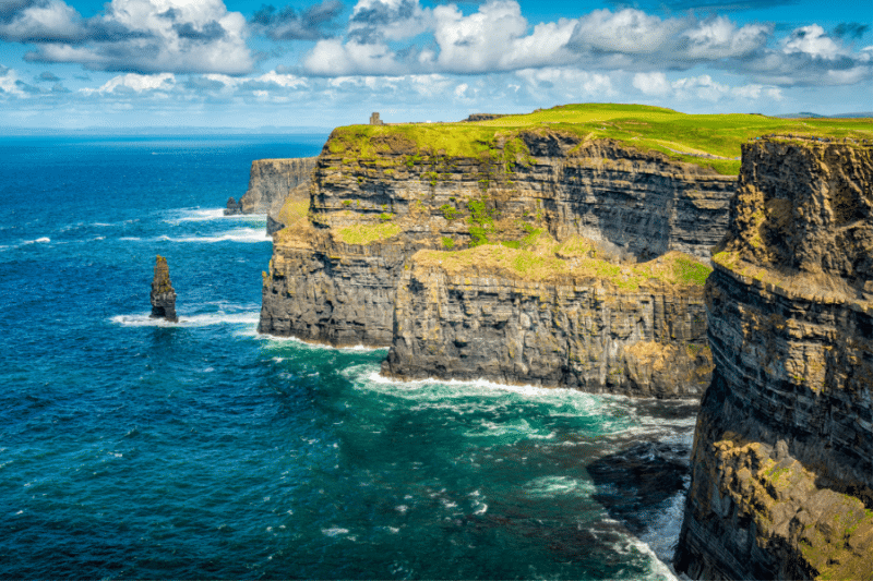 Foto de los acantilados de Moher en Irlanda