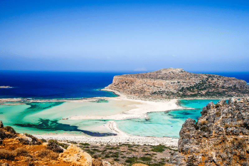 Vista de Creta en Grecia